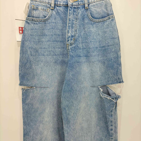 グレイル GRL サイドカッティングデニムパンツ レディース JPN:S