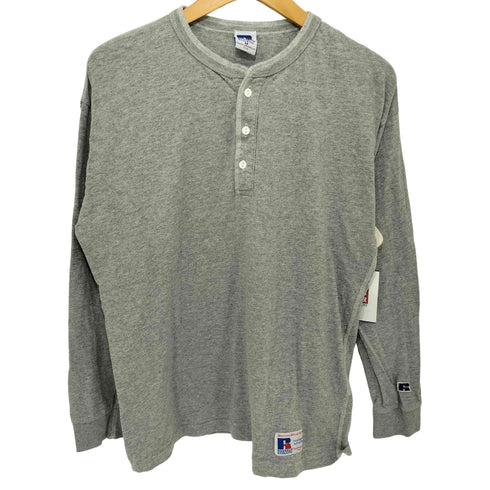 ラッセルアスレチック RUSSELL ATHLETIC 別注 ヘンリーネックロングTシャツ メンズ JPN:M