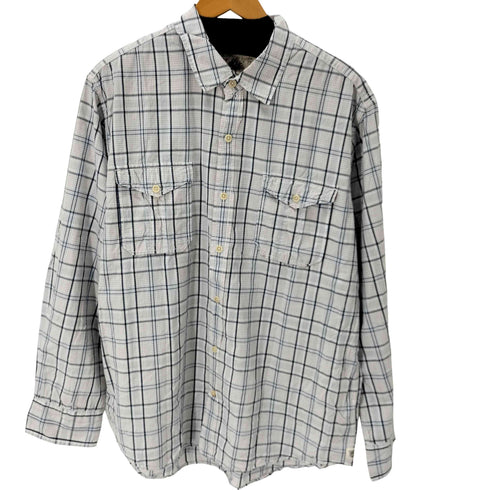 ティンバーランド Timberland インド製 チェック柄長袖シャツ メンズ import:XL