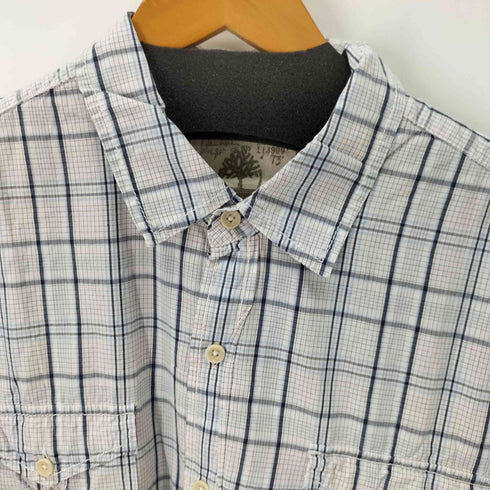 ティンバーランド Timberland インド製 チェック柄長袖シャツ メンズ import:XL
