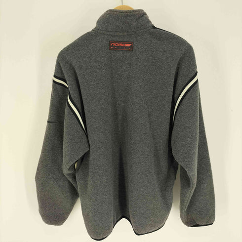 ナイキ NIKE 90S 銀タグ NOMO センターロゴ ハーフジップ プルオーバー フリースジャケット メンズ import:L
