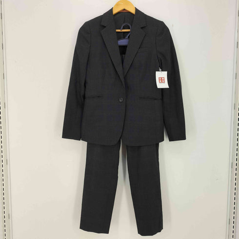 レミュー LES MUES PREMIUM WASH チェック柄 スーツセットアップ レディース 上7/下7