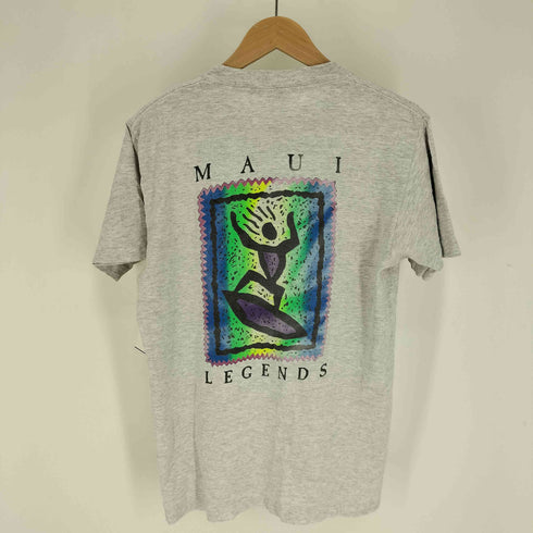 90S USA製 SOF TEE ボディ MAUI LEGENDS プリント S/S Tシャツ シングルステッチ メンズ import:M