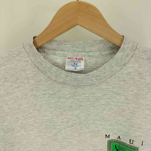 90S USA製 SOF TEE ボディ MAUI LEGENDS プリント S/S Tシャツ シングルステッチ メンズ import:M