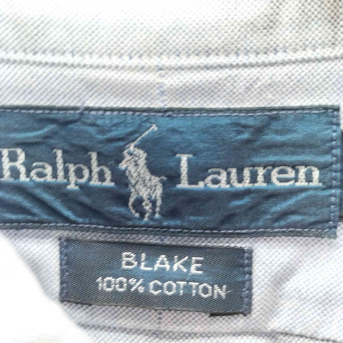 ラルフローレン RALPH LAUREN BLAKE ポニー刺しゅう ボタンダウンシャツ メンズ JPN:L