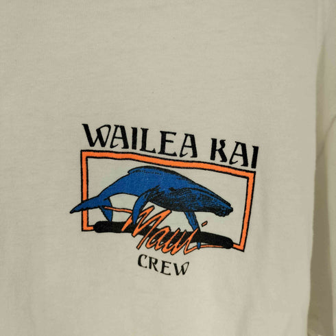 90S WAILEA KAI ハワイアン プリント Tシャツシングルステッチ メンズ