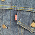 リーバイス Levis 70-80s USA製 ケアタグ有 ボタン裏52刻印 70505-0317 4th 裏地ブランケットデニムトラッカージャケット メンズ 44