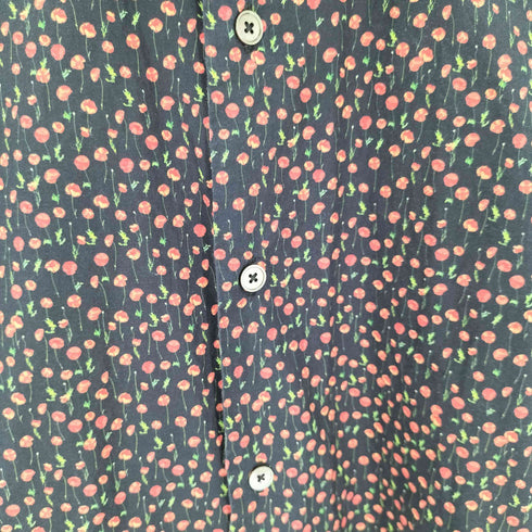 ポールスミス Paul Smith S/S 花柄シャツ 総柄 ポピー 小花柄 メンズ import:M