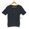 ヘルスニット Healthknit ネコ目ボタン ヘンリーネック S/S Tシャツ メンズ import:M