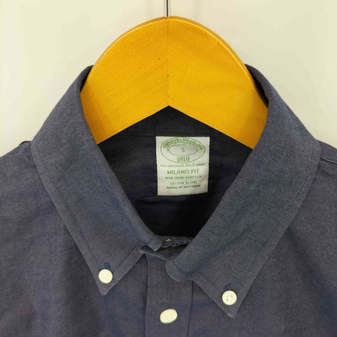 ブルックスブラザーズ BROOKS BROTHERS MILANO FIT コットン オックスフォードシャツ メンズ import:S