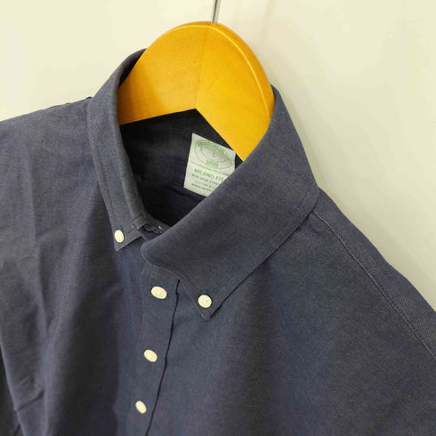 ブルックスブラザーズ BROOKS BROTHERS MILANO FIT コットン オックスフォードシャツ メンズ import:S