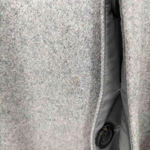 ドゥニーム Denime 比翼ボタン ウールロングコート メンズ L