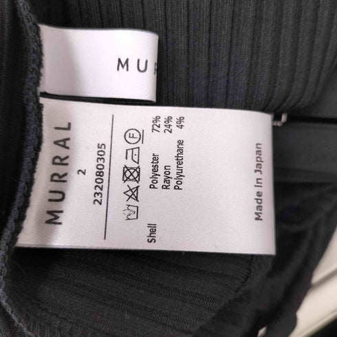 ミューラル MURRAL MELT RIB TANK TOP レディース JPN:2