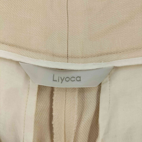 Liyoca リネンハイライズパンツ レディース JPN:38