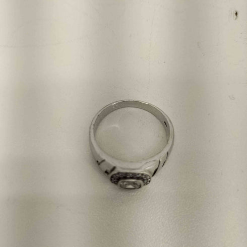 アヴァランチゴールドアンドジュエリー AVALANCHE GOLD&JEWELRY 925刻印 デザイン入り スワロフスキーリング メンズ 19号