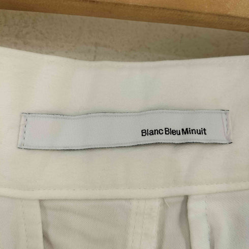 Blanc Bleu Minuit オーガニックコットンサテンワッシャー ミリタリーパンツ レディース FREE