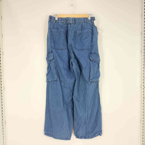 レイジブルー RAGEBLUE ワイドデニムカーゴパンツ メンズ JPN:M