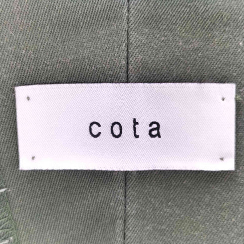 cota 2タックワイドパンツ メンズ