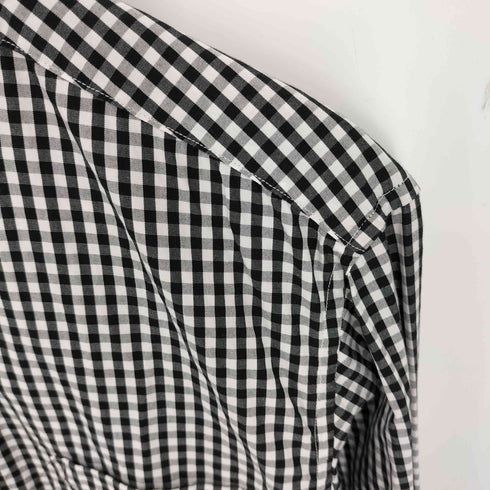 ユニフォームエクスペリメント uniform experiment 袖ロゴ ポケット ボタンダウン チェック長袖シャツ メンズ JPN:3