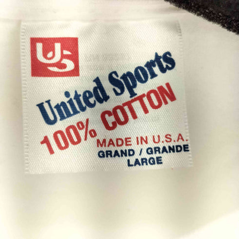 ユナイテッドスポーツ UNITED SPORTS USA製 シングルステッチ プリントTシャツ メンズ JPN:L