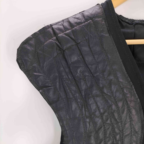 bob allen sports wear レザーハンティングベスト talonジップ メンズ JPN:M
