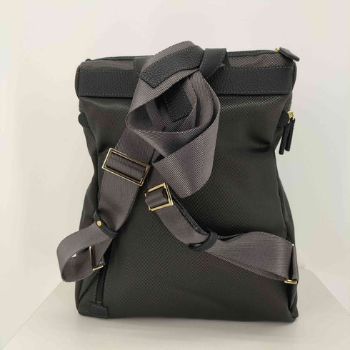 ペレボルサ PELLE BORSA ナイロン 本革 レネットコンビ リュック バックパック レディース
