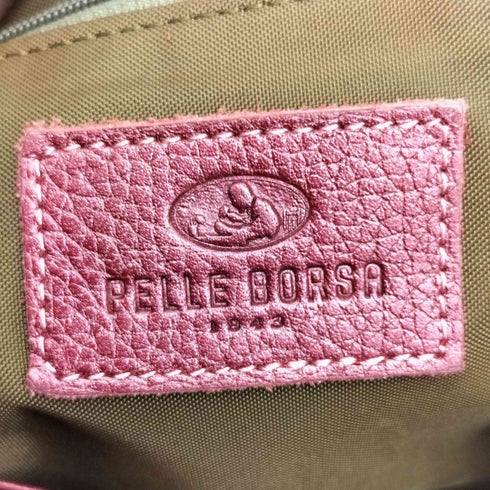 ペレボルサ PELLE BORSA 2WAY エナメル ショルダー バッグ レディース