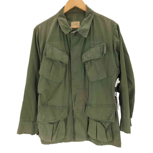 ユーエスアーミー U.S. ARMY ace general store リメイク ジャングルファティーグジャケット リップストップ ポプリン メンズ small-short
