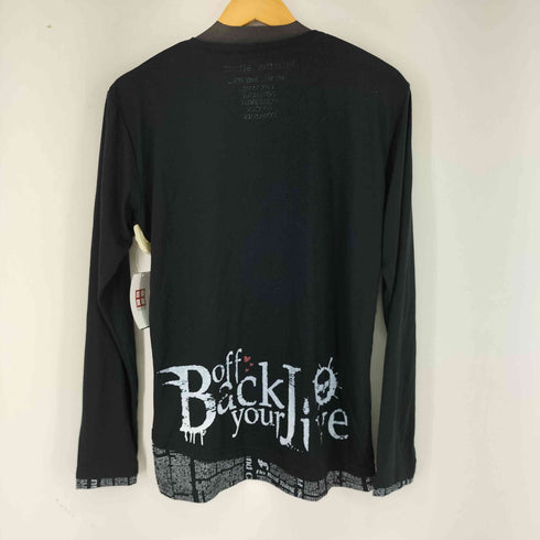 defective struct プリントレイヤードカットソー メンズ LL