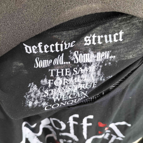 defective struct プリントレイヤードカットソー メンズ LL