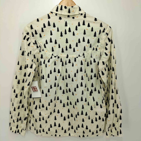 ゴースローキャラバン go slow caravan ラウンドカラー 総柄シャツ レディース JPN:1