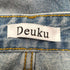 Deuku 再構築デニムパンツ メンズ JPN:M