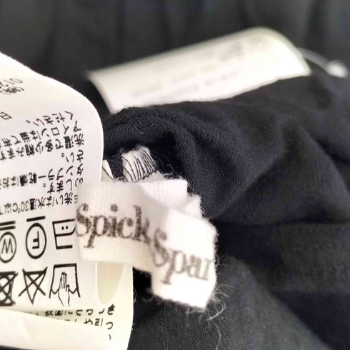 スピックアンドスパン Spick and Span コットン ハイネック フリルブラウス レディース