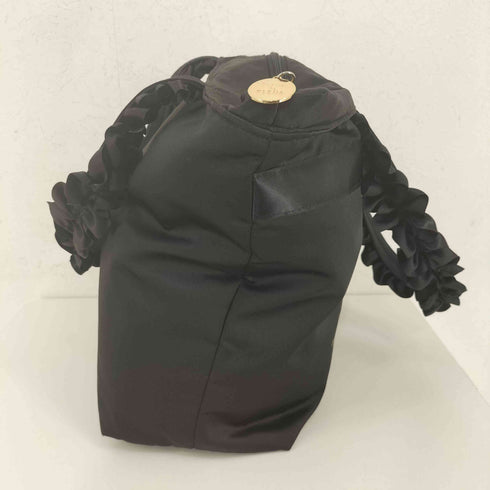 メゾンドフルール Maison de FLEUR ブランドロゴフリルハンドルトートMバッグ レディース M