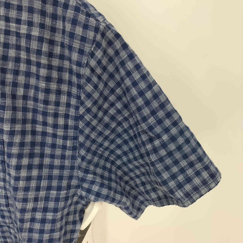 アーペーセー A.P.C. S/S ワンポケットチェック柄シャツ メンズ US:36