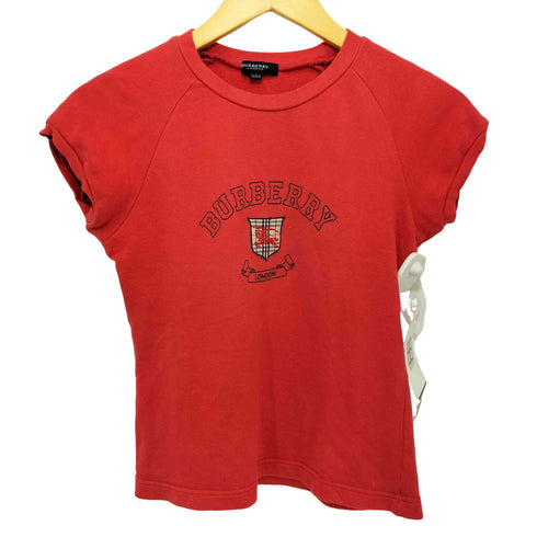 バーバリーロンドン BURBERRY LONDON ロゴプリント ロゴ刺繍 ラグランスリーブ Tシャツ レディース 160A