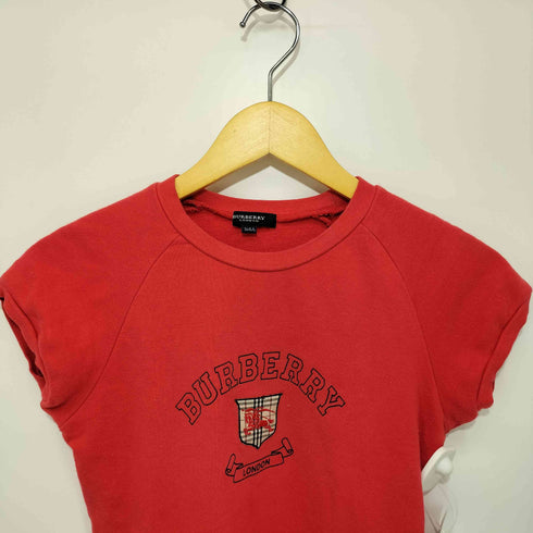 バーバリーロンドン BURBERRY LONDON ロゴプリント ロゴ刺繍 ラグランスリーブ Tシャツ レディース 160A
