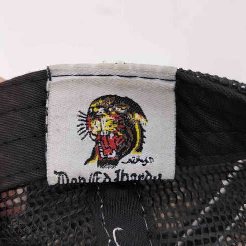 ED HARDY スカル ラインストーン メッシュキャップ レディース