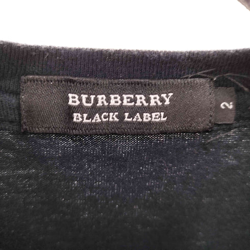 バーバリーブラックレーベル BURBERRY BLACK LABEL サーフボードプリント クルーネックTシャツ メンズ 2