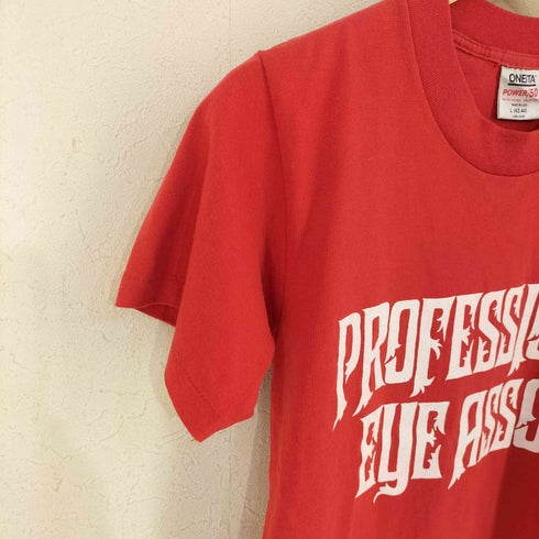 オニータ ONEITA USA製 フロントプリント シングルステッチTEE PROFESSIONAL EYE ASSOC メンズ import:L