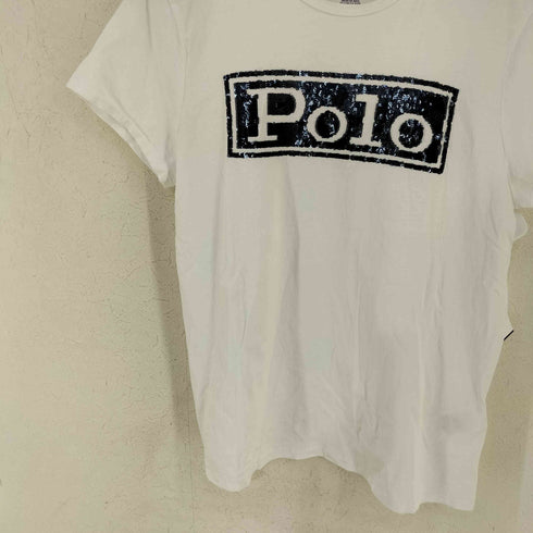 ポロラルフローレン POLO RALPH LAUREN スパンコールロゴ S/S TEE Y2K レディース JPN:M