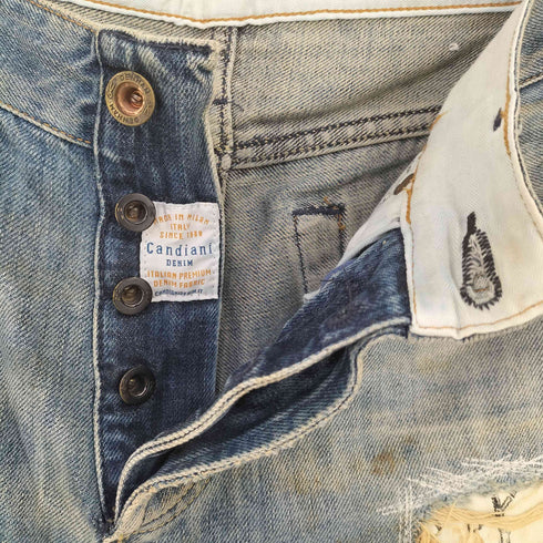 デンハム DENHAM RAZOR SLIM FIT クラッシュデニムパンツ メンズ 29
