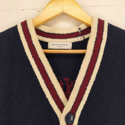 ジェラートピケオム Gelato Pique Homme エアモコSHEEPチルデンカーディガン メンズ import:M