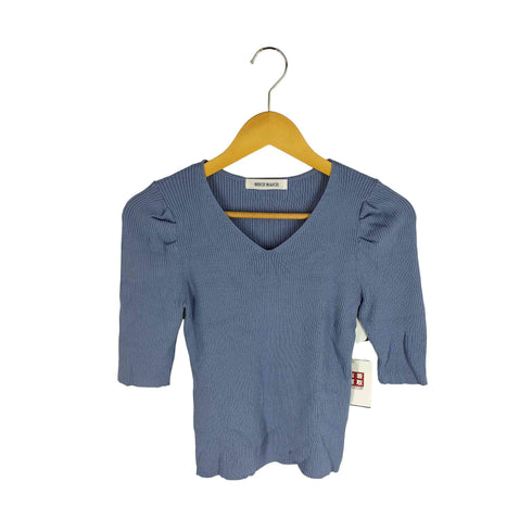 ミッシュマッシュ MISCH MASCH 24SS ベーシック5分袖タックリブニット レディース JPN:M