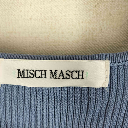 ミッシュマッシュ MISCH MASCH 24SS ベーシック5分袖タックリブニット レディース JPN:M
