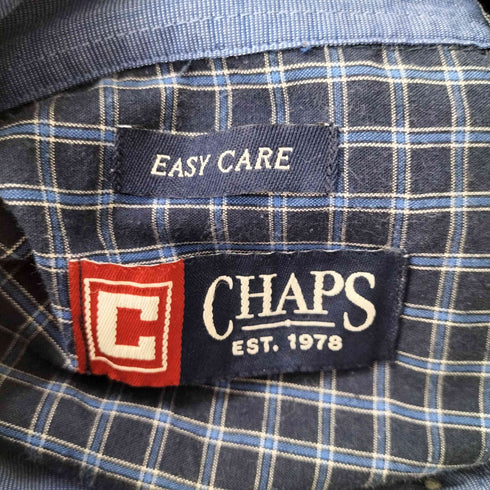 チャップスラルフローレン CHAPS RALPH LAUREN チェックボタンダウンシャツ メンズ L