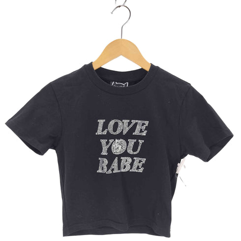 リップンディプ RIPNDIP love you baby TEE ラインストーン レディース JPN:S