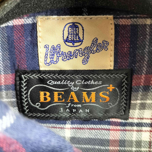 ビームスプラス BEAMS+ L/S チェック ウエスタンシャツ メンズ