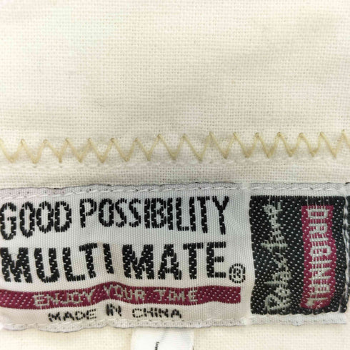 MULTI MATE リネン混 ベースボールシャツ メンズ import:L