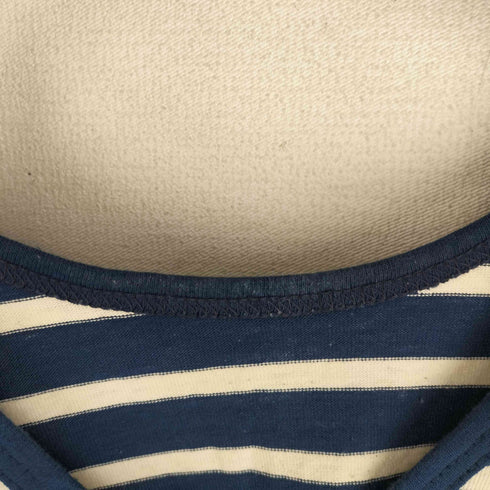 ルミノア Le minor 2way バックV ボーダーカットソー レディース 0